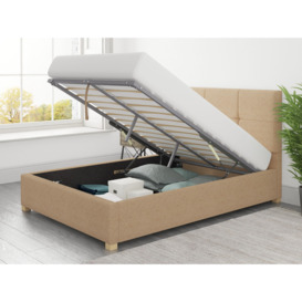 Aspire Caine Ottoman Bed Firenza Velour Champagne SuperKing - thumbnail 3