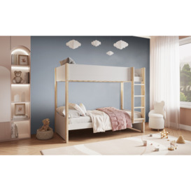 Noomi Tipo Bunk Bed with Optional Trundle (FSC-Certified) White - thumbnail 3