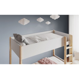 Noomi Tipo Bunk Bed with Optional Trundle (FSC-Certified) White - thumbnail 2