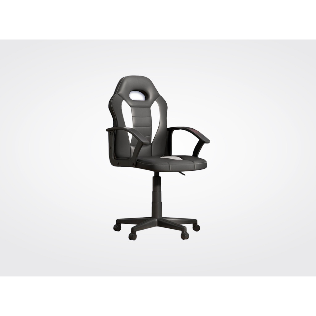 Recoil Cadet Black and White Gaming Chair - image 1