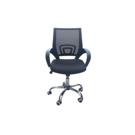 LPD Tate Mesh Back Office Chair Black - thumbnail 1