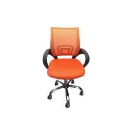 LPD Tate Mesh Back Office Chair Orange - thumbnail 1