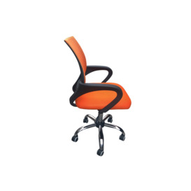 LPD Tate Mesh Back Office Chair Orange - thumbnail 2
