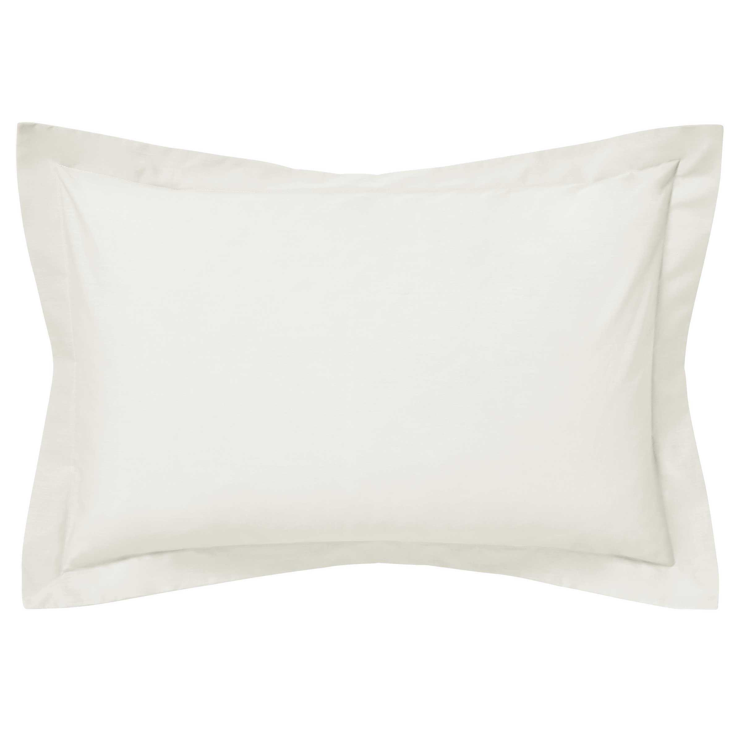 Bedeck 1951 50/50 Percale Oxford Pillowcase, Cream
