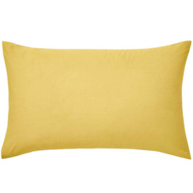 Bedeck 1951 50/50 Percale Standard Pillowcase, Ochre