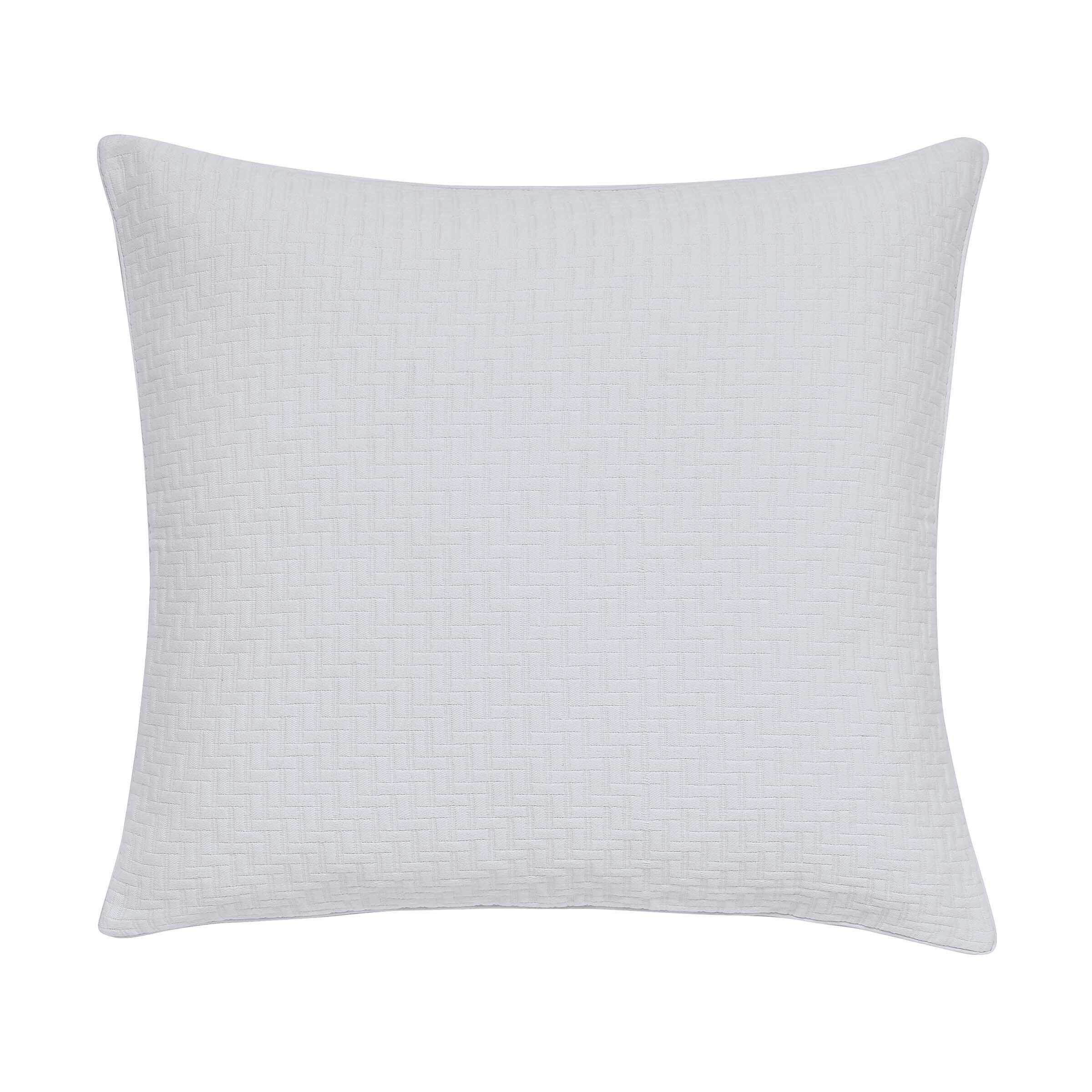 Bedeck of Belfast Fine Linens Andaz Cushion 50cm x 50cm, White - image 1
