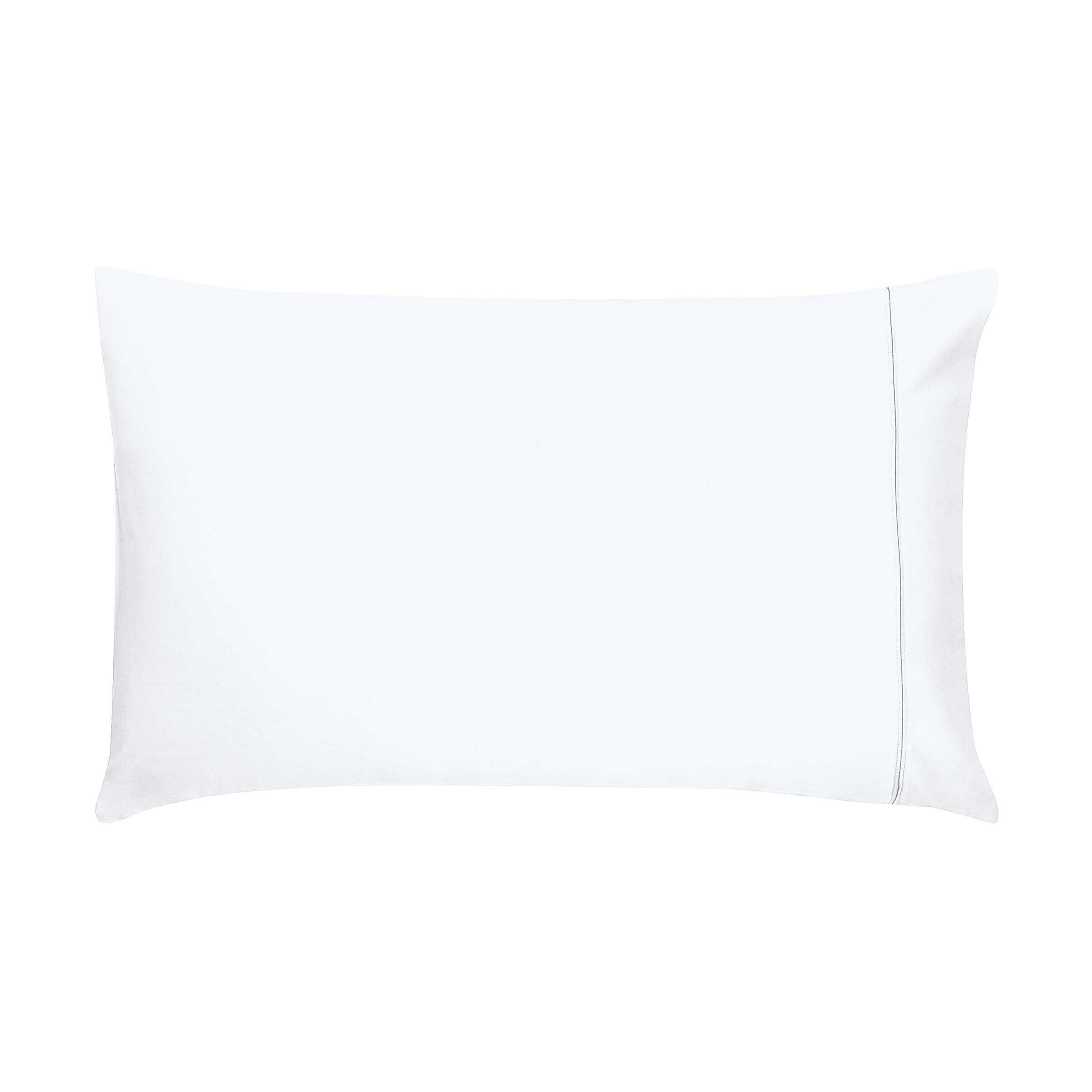 Bedeck of Belfast Fine Linens 1000 Thread Count Egyptian Cotton Standard Pillowcase, White - image 1
