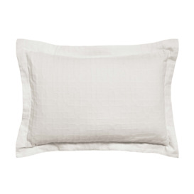 Sanderson Hampton Trellis Oxford Pillowcase, White