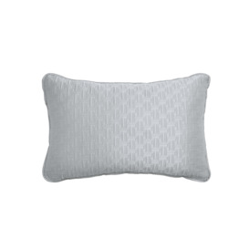 Ted Baker T Quilted Cushion 60cm x 40cm, Silver