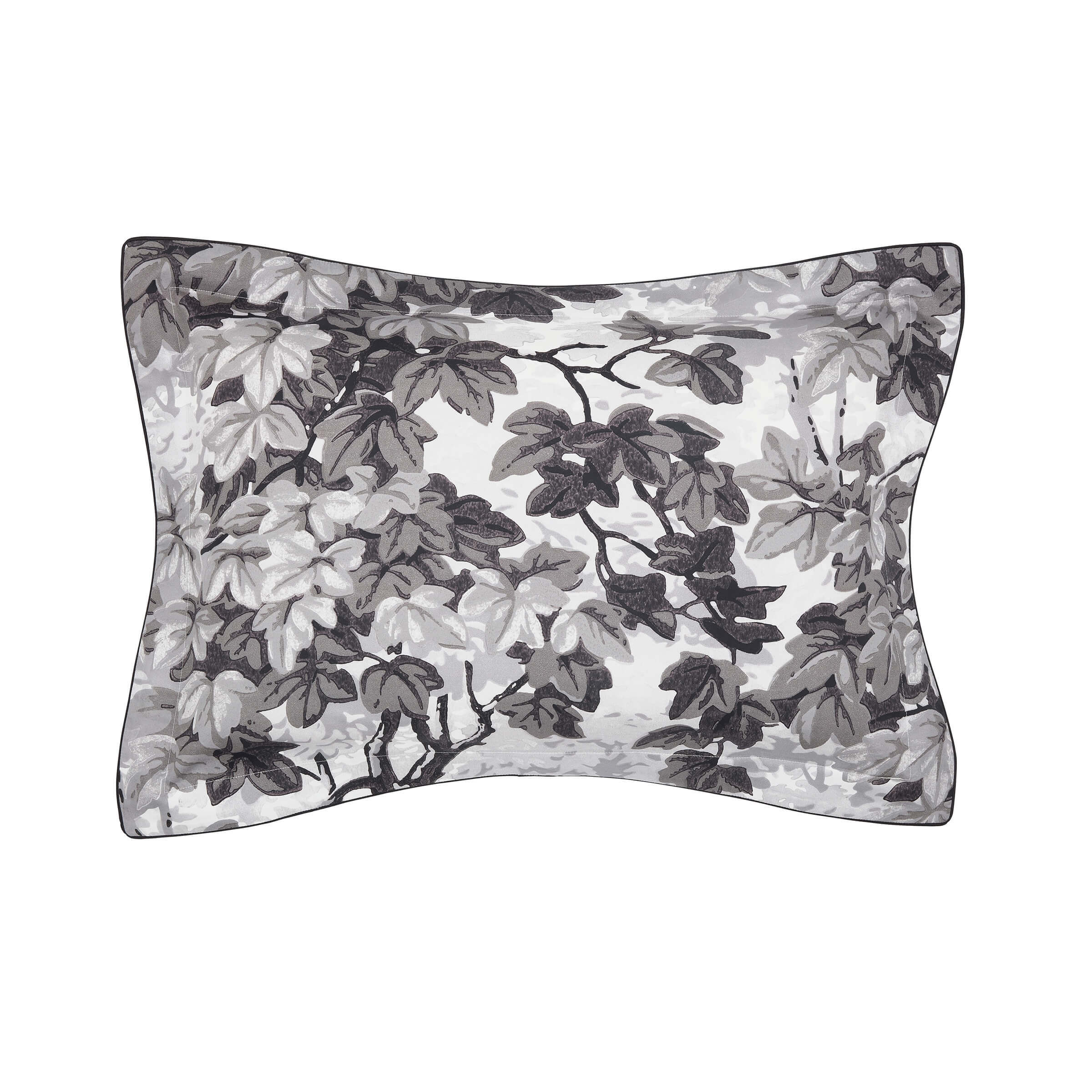 Zoffany Richmond Park Oxford Pillowcase, Charcoal - image 1