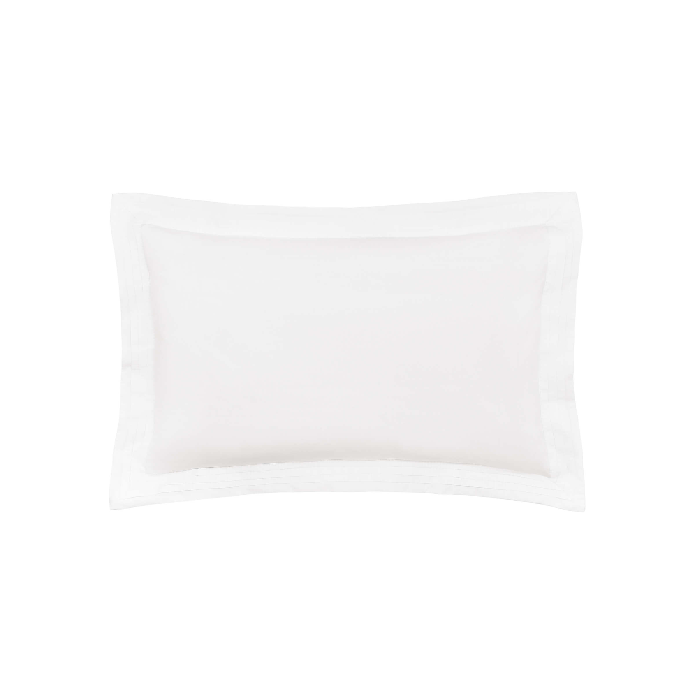 Bedeck of Belfast Fine Linens Vendi Oxford Pillowcase, White - image 1