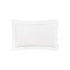 Bedeck of Belfast Fine Linens Vendi Oxford Pillowcase, White - thumbnail 1