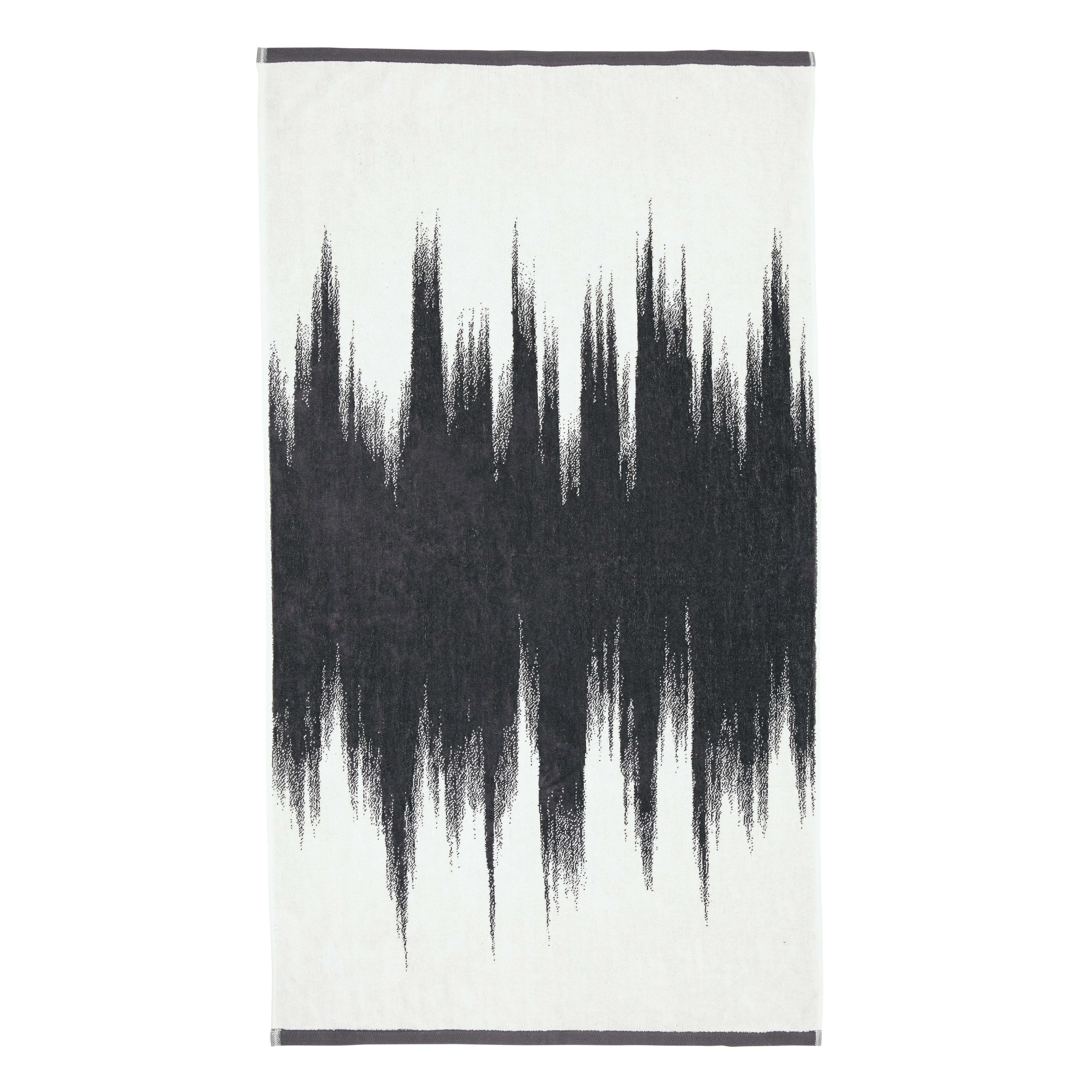 Harlequin Motion Guest Towel, Charcoal - image 1