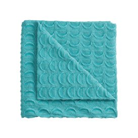 Helena Springfield Mimi Knitted Throw, Turquoise - thumbnail 1