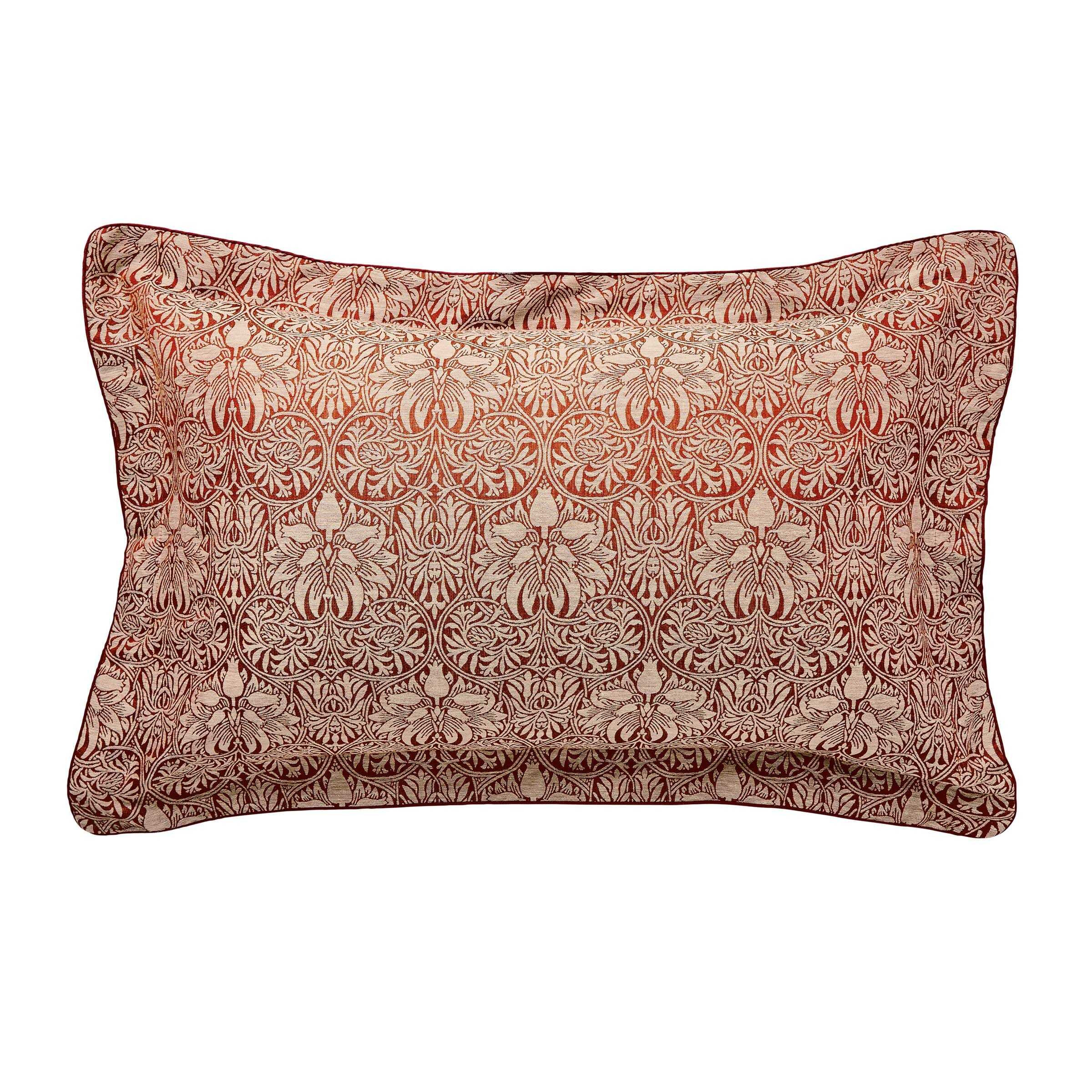 William Morris Crown Imperial Oxford Pillowcase, Red - image 1
