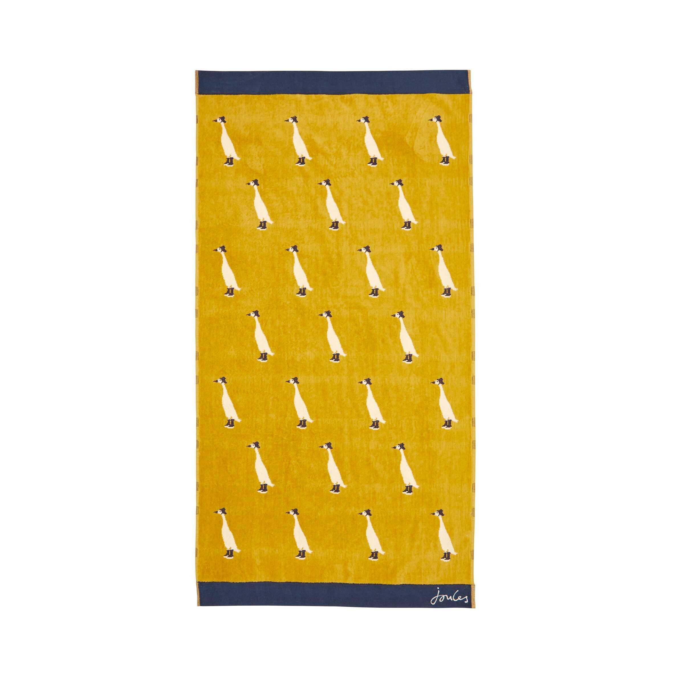 Joules Delia Duck Hand Towel, Antique Gold
