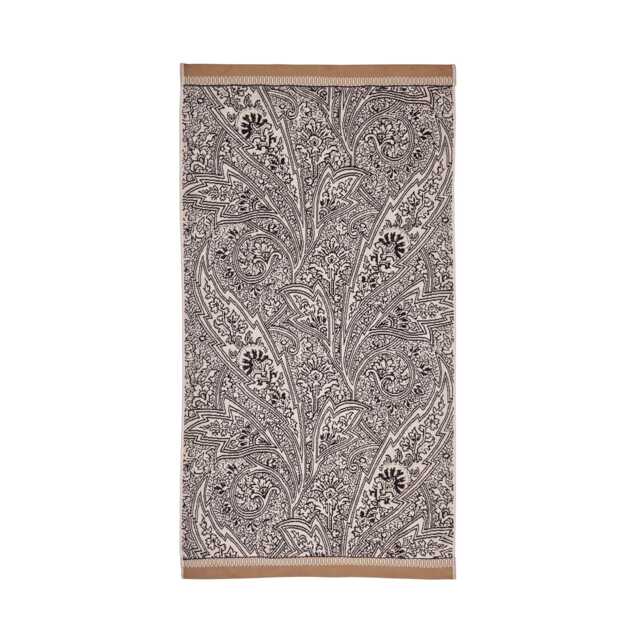 Bedeck of Belfast Umma Hand Towel, Charcoal/Linen - image 1