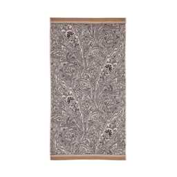 Bedeck of Belfast Umma Hand Towel, Charcoal/Linen - thumbnail 1