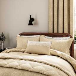 1951 Layla Quilted Throw, Soft Gold - thumbnail 2