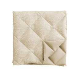 1951 Layla Quilted Throw, Soft Gold