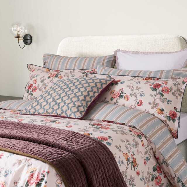 Bedeck of Belfast Elinor Single Duvet Cover SET, Multi - image 1