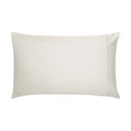 Bedeck of Belfast Fine Linens 600 Thread Count Egyptian Cotton Standard Pillowcase, Cashmere - thumbnail 1