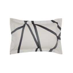 Harlequin Sumi Oxford Pillowcase, Pearl & Charcoal
