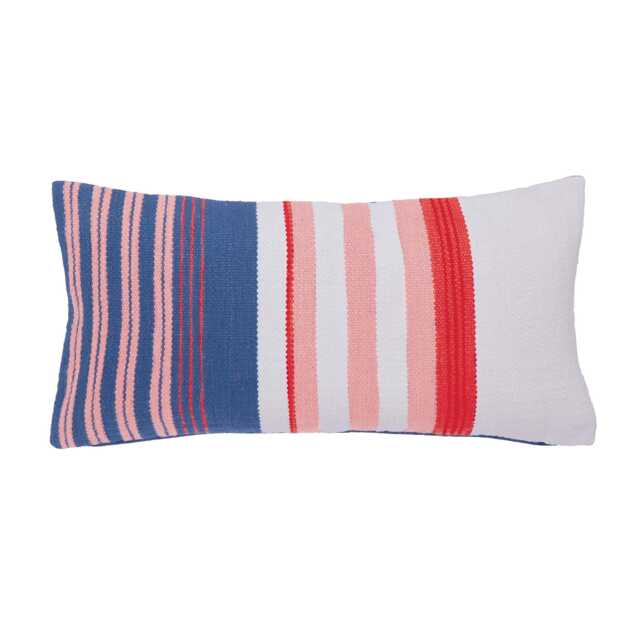 Joules Chinoise Floral Woven Cushion 30cm x 60cm, Multi - image 1