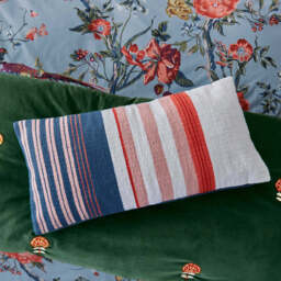 Joules Chinoise Floral Woven Cushion 30cm x 60cm, Multi - thumbnail 2
