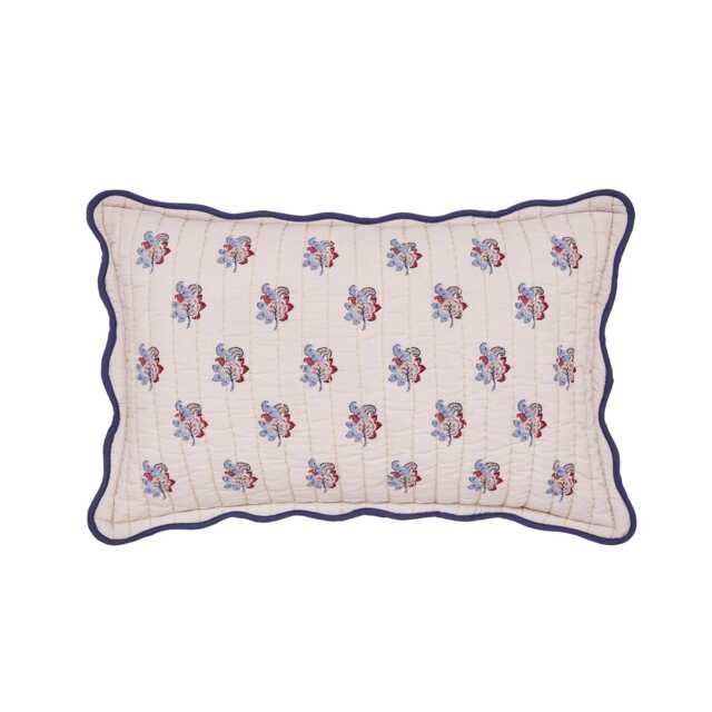 Joules Festival Cushion 35cm x 50cm, Navy - image 1
