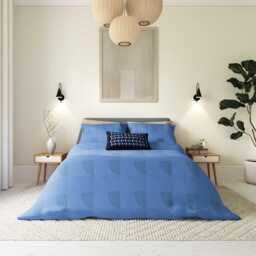 Helena Springfield Simply Scandi Axel Kingsize Duvet Cover Set, Periwinkle Blue - thumbnail 2