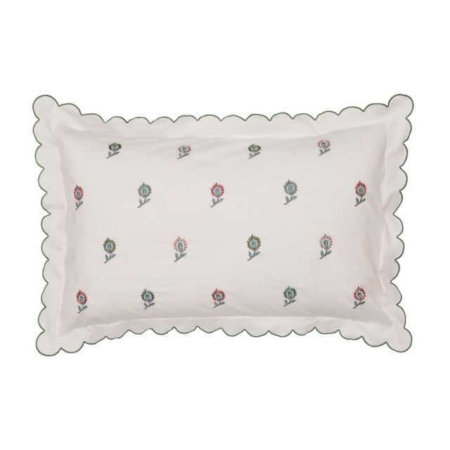 Joules Come Rain Or Shine Pair of Oxford Pillowcases, Multi - image 1