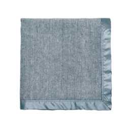 Murmur Lewin Wool Herringbone Woven Throw, Ballintoy Blue