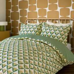 Scion Tulip Trellis Double Duvet Cover SET, Lemon - thumbnail 1