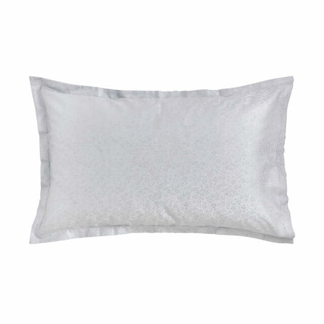 Murmur Meadow Oxford Pillowcase, Cloud Grey - image 1
