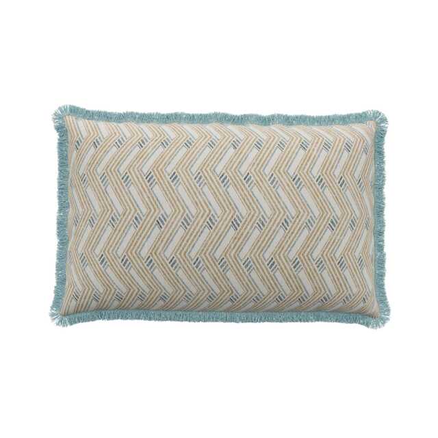 Bedeck of Belfast Sybil Cushion 60cm x 40cm, Duck Egg - image 1