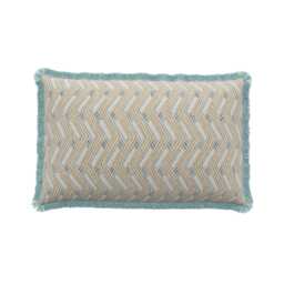 Bedeck of Belfast Sybil Cushion 60cm x 40cm, Duck Egg - thumbnail 1