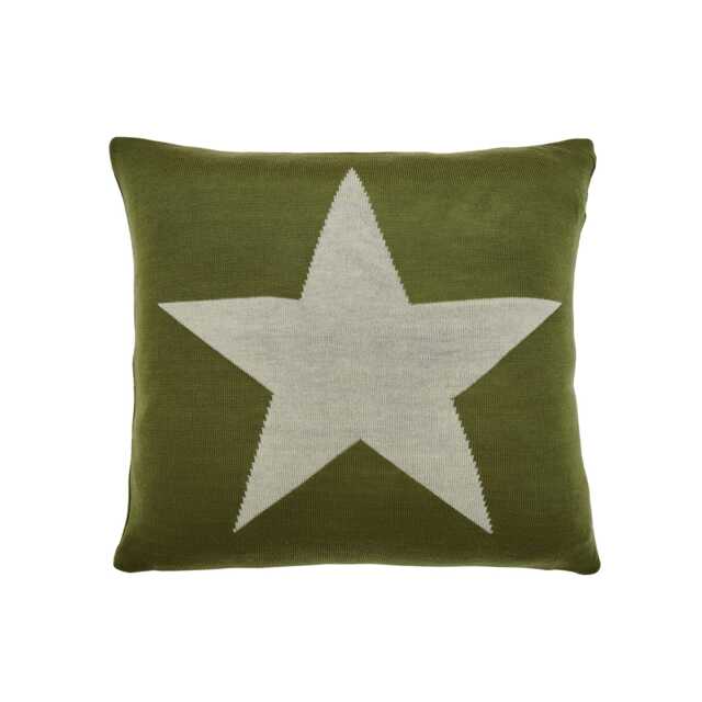 Helena Springfield Long Island Star Cushion 45cm x 45cm, Green - image 1