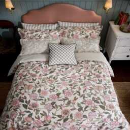 Joules Juliette Super Kingsize Duvet Cover Set, Khaki - thumbnail 1