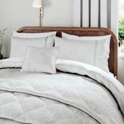 1951 Ashleigh Kingsize Duvet Cover Set, Platinum - thumbnail 2