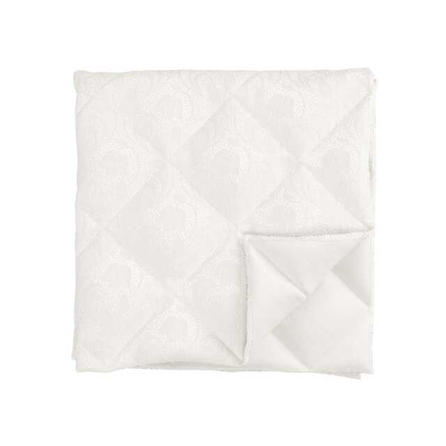 1951 Ashleigh Quilted Throw, White - image 1
