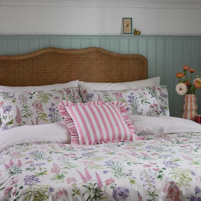 Helena Springfield Secret Garden Meadow Flower Print Double Duvet Cover SET, Multi - image 1