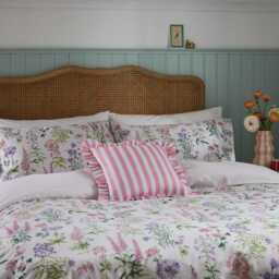 Helena Springfield Secret Garden Meadow Flower Print Double Duvet Cover SET, Multi - thumbnail 1