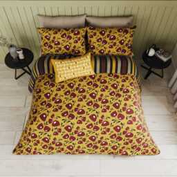 Helena Springfield Simply Scandi Jax Single Duvet Cover Set, Chartreuse - thumbnail 1