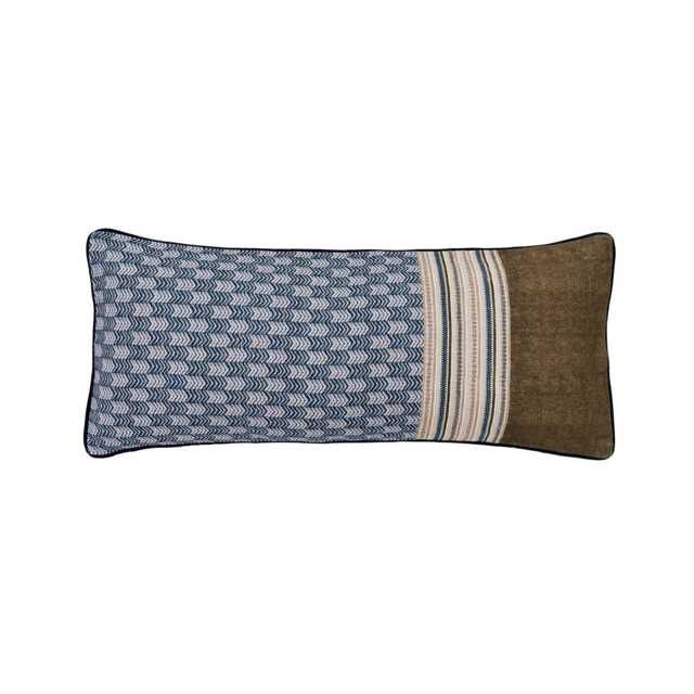 Bedeck of Belfast Avero Cushion 70cm x 30cm, Teal - image 1