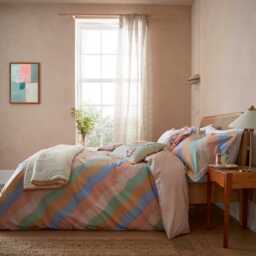 Yvonne Ellen Signature Stripe Single Duvet Cover Set, Multi - thumbnail 2