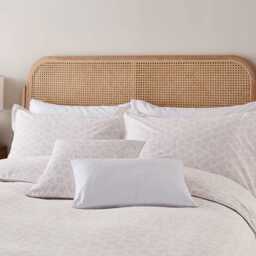 Murmur Mae Double Duvet Cover Set, Shell Pink