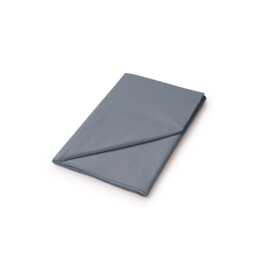 1951 Plain Dye Percale Double Flat Sheet, Charcoal