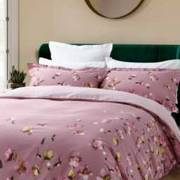 Ted Baker Arboretum Double Duvet Cover Set, Pink - thumbnail 1