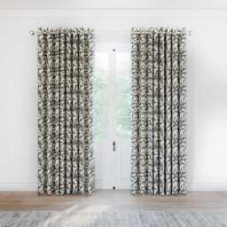 "Helena Springfield Simply Scandi Leni Lined Curtains 90"" x 90"", Neutral" - thumbnail 1